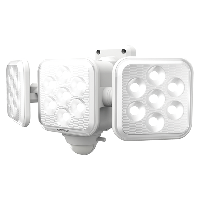 RITEX フリーアーム式LED乾電池センサーライト 4.5W  ワイド  お買得 ムサシ LED-150
